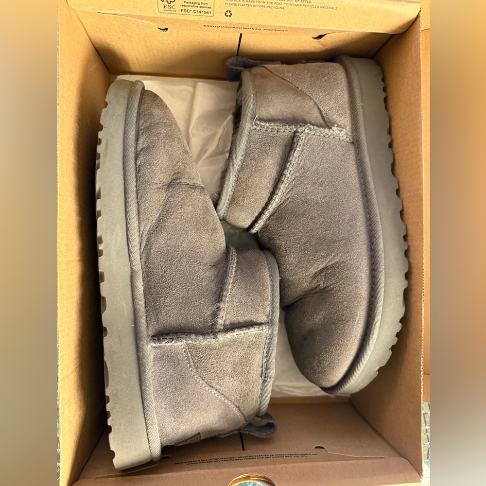 Women’s Classic Ultra Mini Uggs - Grey
